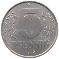 GERMANY DDR 5 PFENNIG 1975 TOP #s069 0683 - 5 Pfennig