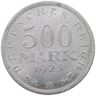 GERMANY WEIMAR 500 MARK 1923 A TOP #a036 0439 - 200 & 500 Mark