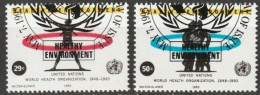 UNO New York 1993 MiNr.648 - 649 O Gestempelt 45 Jahre WHO ( 7212)Versand 1,00€-1,20€ - Oblitérés