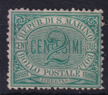 SAN MARINO 1877 - MLH - Sc# 1 - Ongebruikt