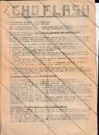 Armée Belge En Allemagne FBA - Lettres D'info " Transit Flash " 1973 EUSKIRCHEN  Club Des Familles Bilingue FR/NL(Nod7) - French