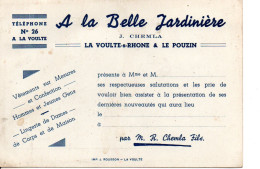 07 LA VOULTE ARDECHE PUBLICITE LE POUZIN - La Voulte-sur-Rhône