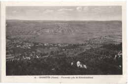 CPA DE FERRETTE  (HAUT-RHIN)  PANORAMA PRIS DU ERDWIBELEFELSEN - Ferrette