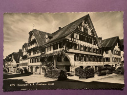Suisse  CPSM Petit Format  Kussnacht Gasthaus Engel     Bon état (traces D’usage) - Küssnacht