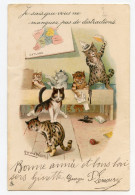 Illustrateur Louis Wain  "  à L'école Je Sais Que Vous Ne Manquer Pas De Distractions "chats.cats. - Wain, Louis