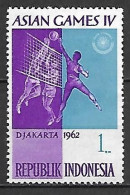 INDONESIE     -    1962  .   VOLLEY - BALL    -   Neuf * - Pallavolo