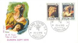 ITALY  1975 EUROPA CEPT FDC - 1975