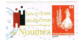 Nouvelle Caledonie Caledonia Timbre Personnalise A Moi PRIVÉ OBLITERE AVOCAT BARREAU NOUMEA CAGOU 2018 - Neufs