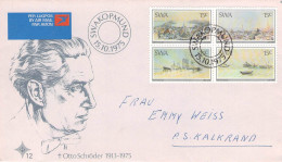 SWA - FDC 1975 OTTO SCHRÖDER Mi 409-412 /1255 - Africa Del Sud-Ovest (1923-1990)