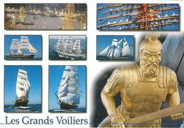 Les Grands Voiliers -  CPM Neuve Multivues  - Voir (2 Scans). - Zeilen