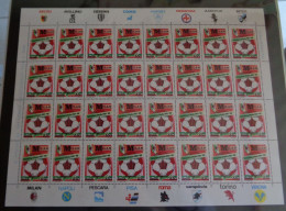 1988 ITALIE  N** 1783 MNH  Milan Champion D' Italie - Feuilles Complètes