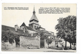CHAMBON Sur VOUEIZE   (cpa 23)  Eglise Sainte-Valérie - Chambon Sur Voueize