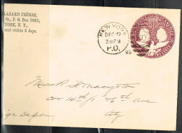 RAP-L67 - ETATS-UNIS Entier Postal De 1893 Avec Effigie De Christophe Colomb Et Aigle Stylisé - ...-1900