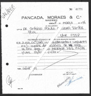 Invoice From Pancada, Morais And Cª Banqueiros For The Collection Of Dividends On Bonds From The German Company New Zeal - Portogallo