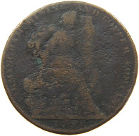 GREAT BRITAIN HALFPENNY 1795 #s021 0395 - B. 1/2 Penny