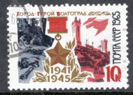 Russia 1965 Single Stamp Issued To Celebrate Heroic Soviet Towns In Fine Used - Used Stamps