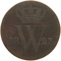 NETHERLANDS 1 CENT 1823 #c081 0495 - 1815-1840 : Willem I