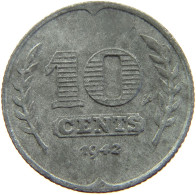 NETHERLANDS 10 CENTS 1942 #a006 0301 - 10 Cent