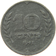 NETHERLANDS 10 CENTS 1941 #a005 0905 - 10 Cent