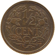 NETHERLANDS 1/2 CENT 1938 TOP #c065 0153 - 0.5 Cent