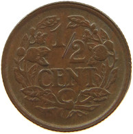 NETHERLANDS 1/2 CENT 1938 #a067 0493 - 0.5 Cent
