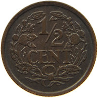 NETHERLANDS 1/2 CENT 1930 #c011 0481 - 0.5 Cent
