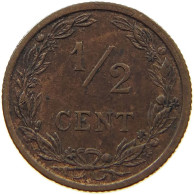 NETHERLANDS 1/2 CENT 1906 #a015 0263 - 0.5 Cent