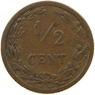 NETHERLANDS 1/2 CENT 1903 #a015 0249 - 0.5 Cent