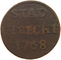 NETHERLANDS DUIT 1768 UTRECHT #c062 0111 - Provinciale Munten