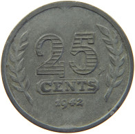 NETHERLANDS 25 CENTS 1942 #s023 0093 - 25 Cent