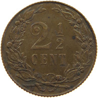 NETHERLANDS 2 1/2 CENT 1905 #c022 0037 - 2.5 Cent