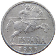 SPAIN 10 CENTIMOS 1953 #s074 0093 - 10 Centesimi