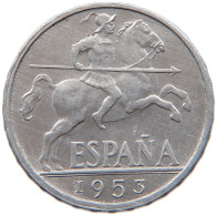 SPAIN 10 CENTIMOS 1953 #c060 0303 - 10 Centesimi