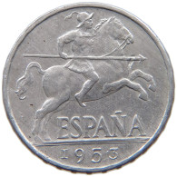 SPAIN 10 CENTIMOS 1953 TOP #c078 0461 - 10 Céntimos