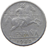 SPAIN 10 CENTIMOS 1945 #s069 0105 - 10 Céntimos