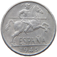 SPAIN 10 CENTIMOS 1945 #s023 0161 - 10 Centiemen