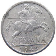 SPAIN 10 CENTIMOS 1945 #c078 0463 - 10 Céntimos