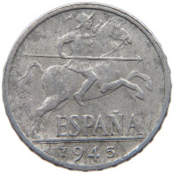 SPAIN 10 CENTIMOS 1945 #c029 0511 - 10 Céntimos