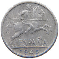 SPAIN 10 CENTIMOS 1945 #c019 0469 - 10 Céntimos