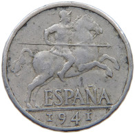 SPAIN 10 CENTIMOS 1941 #c078 0469 - 10 Centiemen