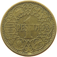 SPAIN 1 PESETA 1944 #s073 0757 - 1 Peseta