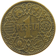 SPAIN 1 PESETA 1944 #a019 0953 - 1 Peseta