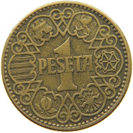 SPAIN 1 PESETA 1944 #a019 0949 - 1 Peseta