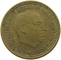 SPAIN PESETA 1947 51 #s066 0611 - 1 Peseta