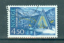 NORVEGE - N°1112 Oblitéré. Bicentenaire De La Ville De Tromso. - Used Stamps