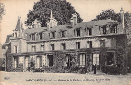 CPA FRANCE 76 SEINE MARITIME SAINT SAENS CHATEAU DUCHESSE D ALMAZAN DOS DIVISE NON ECRIT - Saint Saens