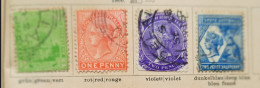 Australien - South Australia -  -   4 Marken Gem. Scan - Used Stamps