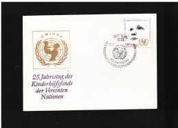 Germania Est- Ddr - 1971 Fdc  25° UNICEF - 1971-1980