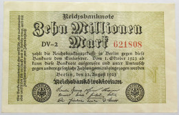 GERMANY 10 MILLIONEN MARK 1923 #alb013 0095 - 10 Millionen Mark