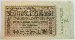 GERMANY 10 MILLIARDE 1923 BERLIN 111B #alb012 0137 - 10 Miljard Mark